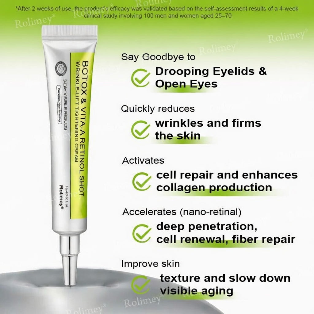 Botox & Vita A Retinol Shot Wrinkle-Lift Tightening cream