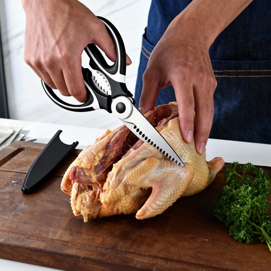 Loravian® Heavy Duty Stainless Steel Safe Food Scissors