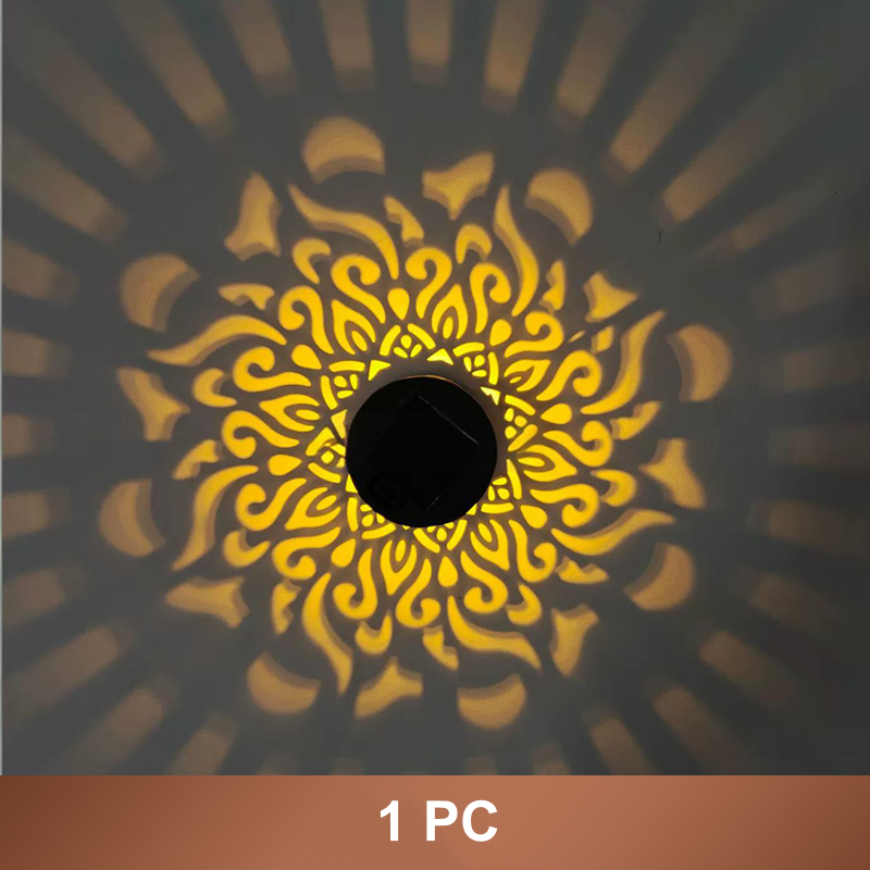 🌞 50% OFF NOW! 🌀Loravian® Solar Mandala Light – Stunning Pattern Projection, 2-in-1 Floor & Wall Design & IP65 Waterproof Auto On/Off 🌿