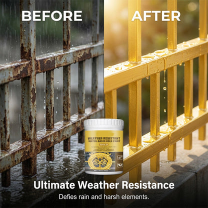 🔥While Supplies Last 40% OFF✨Loravian® Weather-Resistant, Multipurpose Water-Based Flash Gold Paint