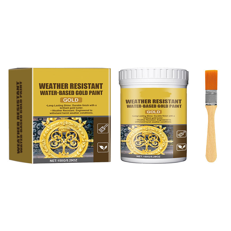 🔥While Supplies Last 40% OFF✨Loravian® Weather-Resistant, Multipurpose Water-Based Flash Gold Paint