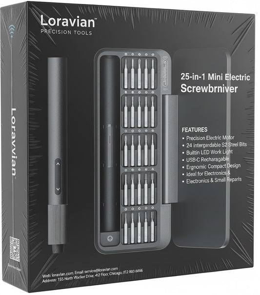 Loravian® 25-in-1 Mini Electric Screwdriver