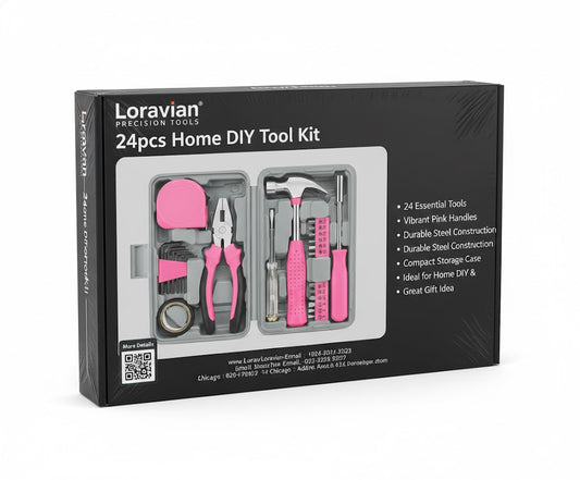 Loravian® 24pcs Home DIY Tool Kit